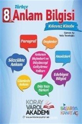 8. Sınıf Türkçe Anlam Bilgisi Klavuz Kitabı