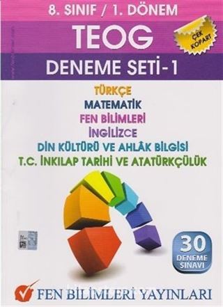 8. Sınıf 1. Dönem TEOG Deneme Seti 1