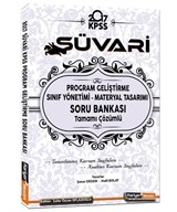 2017 Süvari KPSS Eğitim Bilimleri Program Geliştirme-Sınıf Yönetimi-Materyal Tasarımı Tamamı Çözümlü Soru Bankası