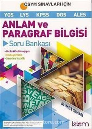 Anlam ve Paragraf Bilgisi Soru Bankası