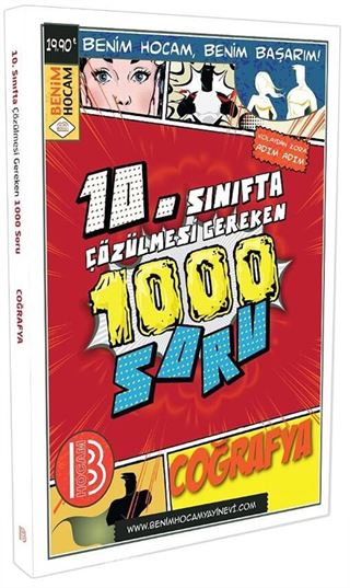 10. Sınıfta Çözülmesi Gereken 1000 Soru Coğrafya