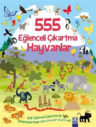 555 Eğlenceli Çıkartma / Hayvanlar