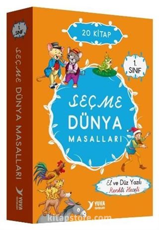 1. Sınıf Seçme Dünya Masalları (20 Kitap)