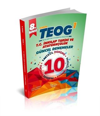 8. Sınıf TEOG 1 T.C İnkılap Tarihi ve Atatürkçülük 10'lu Güncel Denemeler