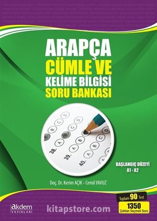 Arapça Cümle ve Kelime Bilgisi Soru Bankası