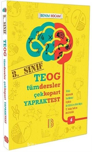 8. Sınıf TEOG Tüm Dersler Çek Kopart Yaprak Test