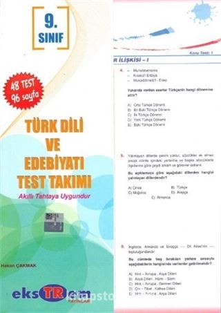 9. Sınıf Türk Dili ve Edebiyatı Test Takımı