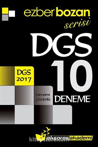 2017 DGS Ezberbozan Serisi Tamamı Çözümlü 10 Deneme