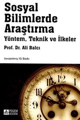 Sosyal Bilimlerde Araştırma Yöntem, Teknik ve İlkeler