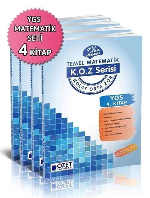 YGS Matematik Seti (4 Kitap)