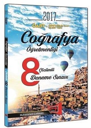 2017 ÖABT Coğrafya Öğretmenliği Çözümlü 8 Deneme Sınavı