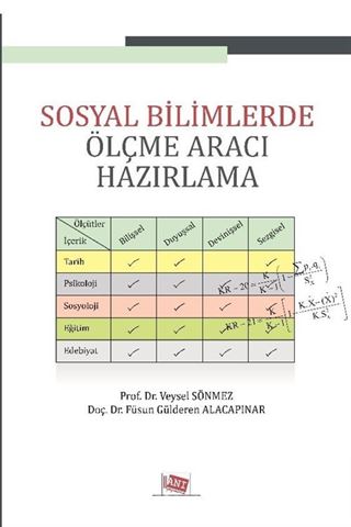 Sosyal Bilimlerde Ölçme Aracı Hazırlama