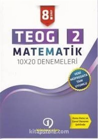 8. Sınıf TEOG 2 Matematik 10x20 Denemeleri