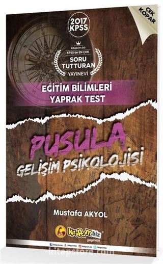 2017 KPSS Eğitim Bilimleri Pusula Gelişim Psikolojisi Çek Kopar Yaprak Test