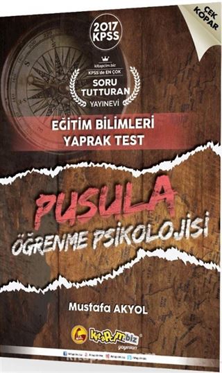 2017 KPSS Eğitim Bilimleri Pusula Öğrenme Psikolojisi Çek Kopar Yaprak Test