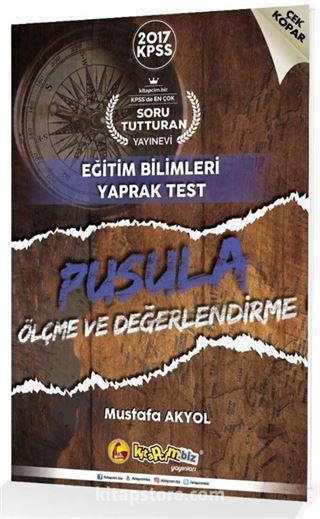 2017 KPSS Eğitim Bilimleri Pusula Ölçme ve Değerlendirme Çek Kopar Yaprak Test