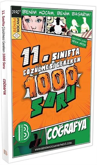 11. Sınıfta Çözülmesi Gereken Coğrafya 1000 Soru