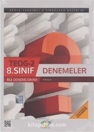 8. Sınıf TEOG 2 Denemeler 5 Deneme Sınavı