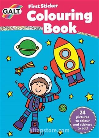 First Sticker Colouring Book / İlk Çıkartma Boyama Kitabı 3 Yaş+