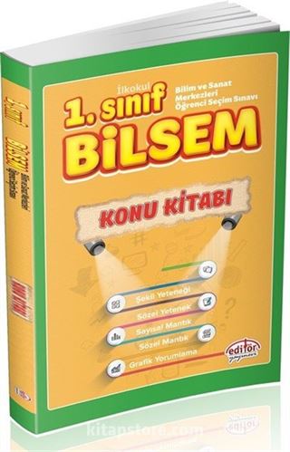 1. Sınıf Bilsem Konu Kitabı