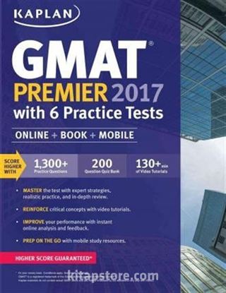 GMAT Premier 2017 with 6 Practice Tests: Online + Book + Videos + Mobile