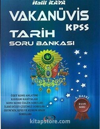 2017 KPSS Vakanüvis Tarih Soru Bankası (VKNS-SB-111)