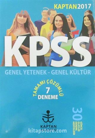 2017 KPSS Genel Yetenek Genel Kültür Tamamı Çözümlü 7 Deneme