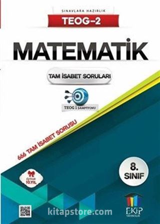 8. Sınıf TEOG 2 Matematik Tam İsabet Soruları