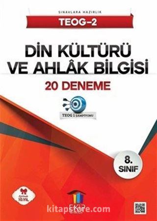 8. Sınıf TEOG 2 Din Kültürü ve Ahlak Bilgisi 20 Deneme