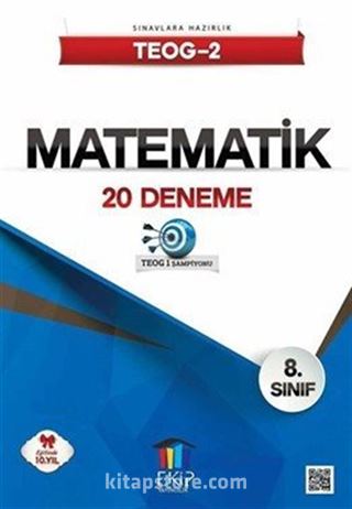 8. Sınıf TEOG 2 Matematik 20 Deneme