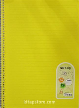 Mynote Flex Defter 100 Yaprak (Spiralli - Düz Çizgili) (3 Adet)