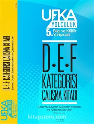 Ufka Yolculuk DEF Kategorisi Kitabı (Meal + Sorular) (Cilt 2)