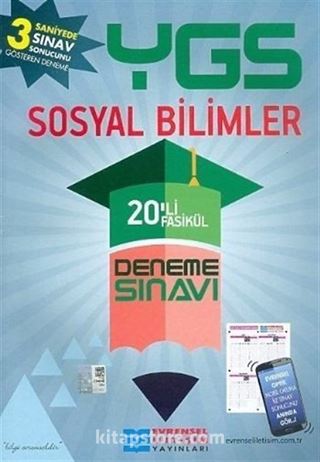 YGS Sosyal Bilimler Deneme Sınavı 20'li Fasikül