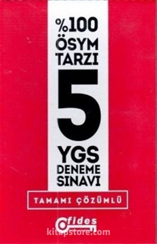 YGS %100 ÖSYM Tarzı 5 Deneme Sınavı