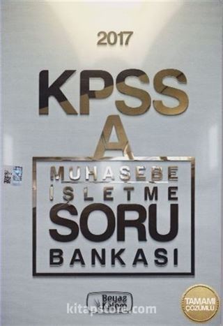 2017 KPSS A Muhasebe İşletme Soru Bankası