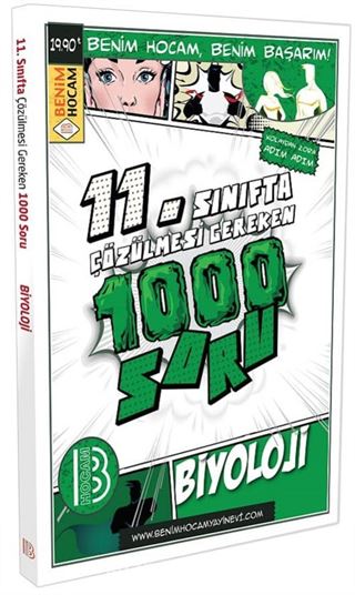 11. Sınıfta Çözülmesi Gereken Biyoloji 1000 Soru