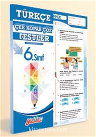 6. Sınıf Türkçe Test Çek-Kopar-Çöz