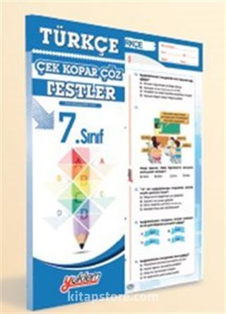 7. Sınıf Türkçe Test Çek-Kopar-Çöz