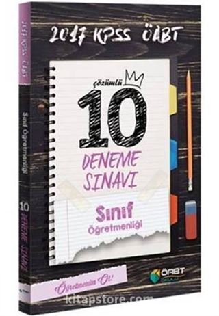 2017 ÖABT Sınıf Öğretmenliği Çözümlü 10 Deneme Sınavı