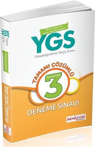 YGS Tamamı Çözümlü 3 Deneme Sınavı