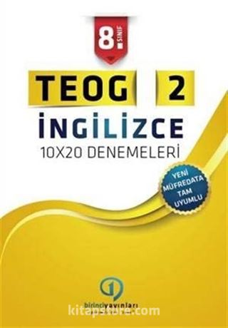 8. Sınıf TEOG 2 - İngilizce 10x20 Denemeleri