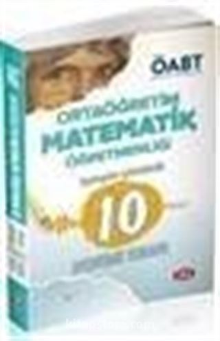 2017 ÖABT Ortaöğretim Matematik Öğretmenliği Çözümlü 10 Deneme Sınavı