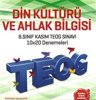 8. Sınıf Din Kültürü ve Ahlak Bilgisi Kasım TEOG Sınavı