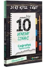 2017 ÖABT Coğrafya Öğretmenliği Çözümlü 10 Deneme Sınavı