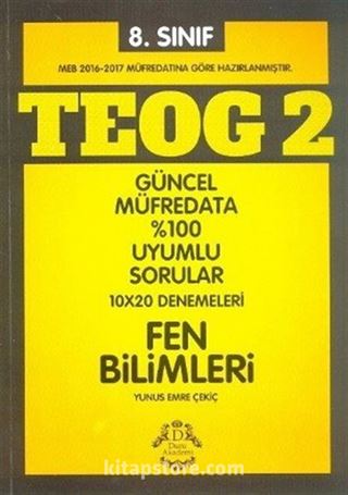 8. Sınıf TEOG 2 Fen Bilimleri