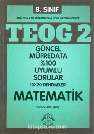 8. Sınıf TEOG 2 Matematik