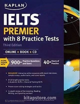 IELTS Premier with 8 Practice Tests (Online + Book + CD)