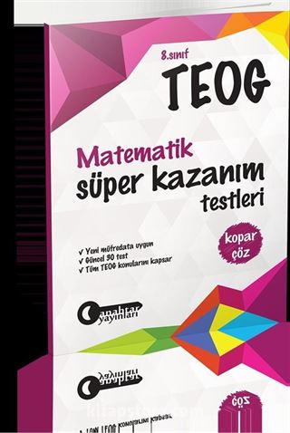 8. Sınıf TEOG Matematik Kopar Çöz Süper Kazanım Testleri