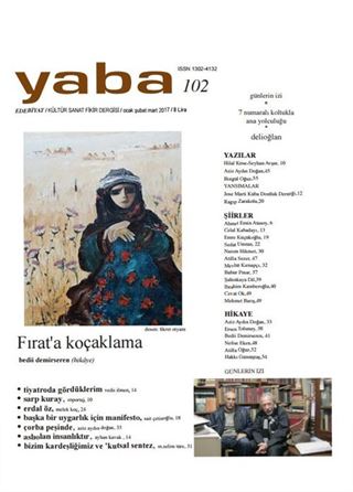 Yaba Edebiyat Sayı:102 Ocak-Şubat-Mart 2017