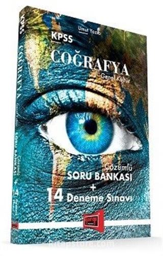 2017 KPSS Genel Kültür Coğrafya Çözümlü Soru Bankası ve 14 Deneme Sınavı